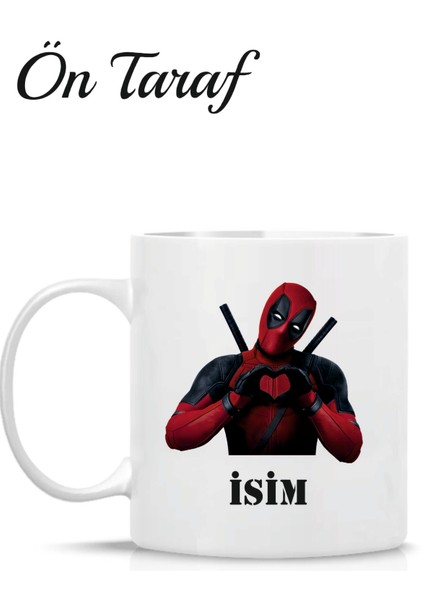 Deadpool Kişiye Özel Kupa Bardak