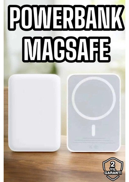 Magsafe Kablosuz Batarya Yüksek Performanslı Manyetik Tasarım Hızlı Şarj