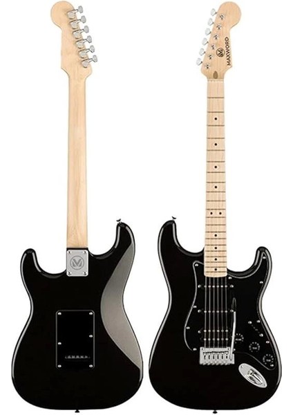 MAP-35BK Maple Klavye Ssh Profesyonel Elektro Gitar Seti fırsatları