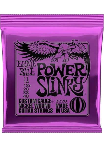 Power Slinky Elektro Gitar Teli - Kalınlık 11-48