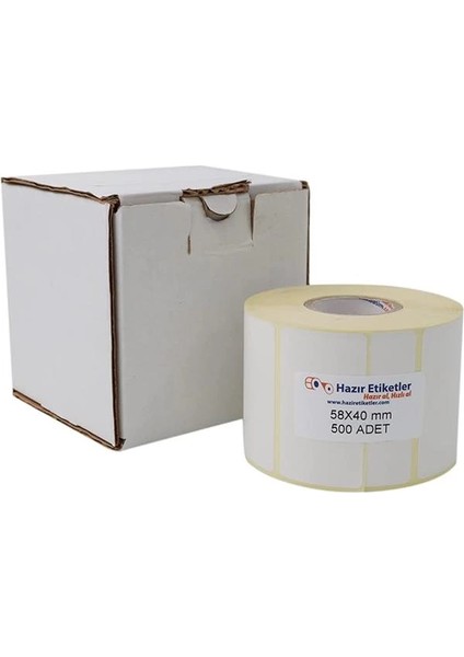 Etiketler , Al Hızlı Al Eko Termal Terazi Etiketi 58MM x 40MM Ruloda 500 Adet 40MM Kuka indirimleri