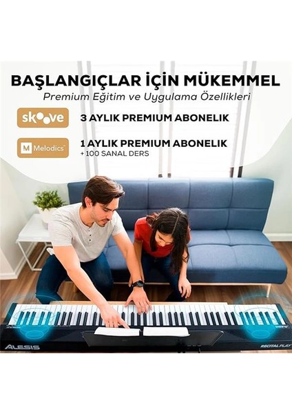 88 Tuşlu Klavye Piyano, Elektrik Org, 480 Ses, Hoparlör, USB Mıdı, Notalar Tablet Desteği modelleri