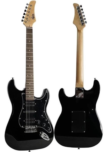 RPH-40BK-ST Full Black Elektro Gitar Seti Hsh Manyetik Maple Klavye Üst Kalite fırsatları