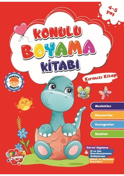 Konulu Boyama - Kırmızıkitap (4-5 Yaş)