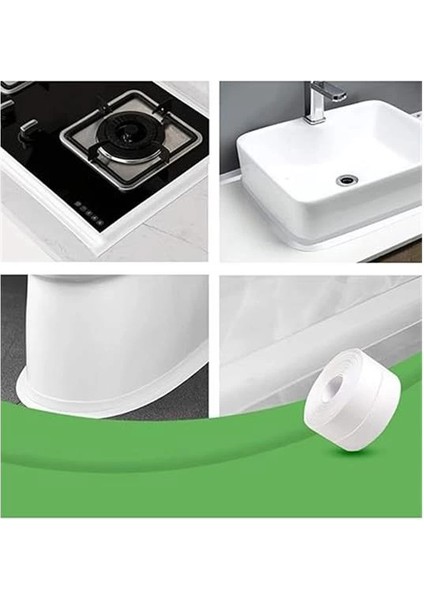 Sızdırmazlık Bandı Lavabo Bantı Banyo Mutfak Lavabo Küvet Duş Teknesi Su Geçirmez Kenar