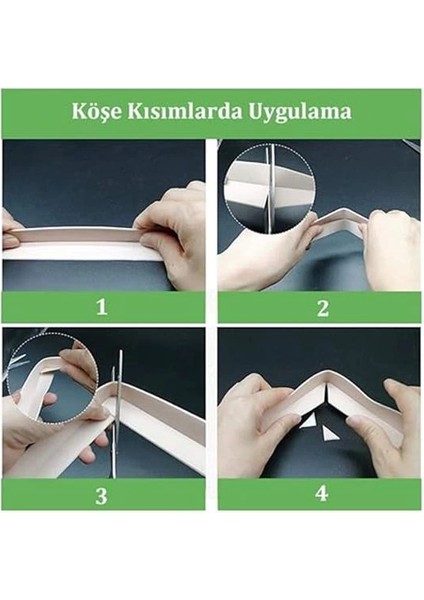 Sızdırmazlık Bandı Lavabo Bantı Banyo Mutfak Lavabo Küvet Duş Teknesi Su Geçirmez Kenar modelleri