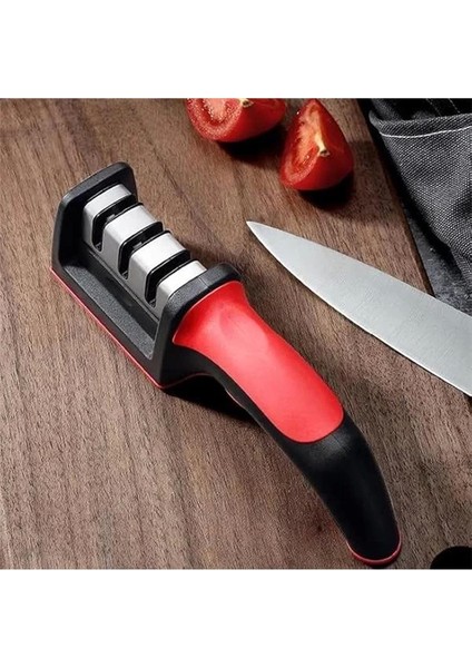 Bıçak Bileme Aleti 3 Aşamalı, 3 Açılı Bıçak Bileyici,bıçak Keskinleştirmek Için Pratik