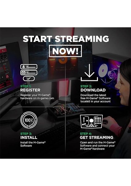 M-Game Rgb Dual Streaming ve Gaming Için USB Ses Kartı ve Mikser indirimleri