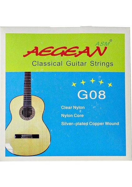 Asm Aegean Klasik Gitar Teli Takım