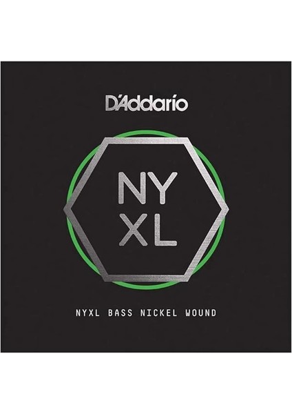 D'addario NYXLB060 Bas Tek Tel, Nyxl Serisi, Nikel Sarim, .060 Gauge
