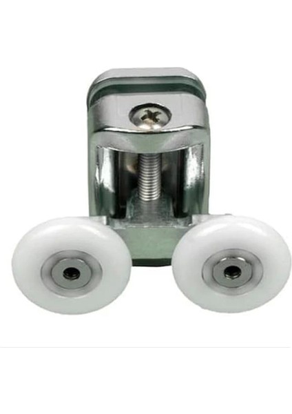 Metal Gövdeli Duşakabin Tekerlek Takımı 2 Alt 2 Üst Teker Rulmanı 24 mm modelleri