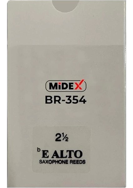 Midex BR-354A Alto Saksafon Kamışı 10'lu Paket (No:2.5) modelleri