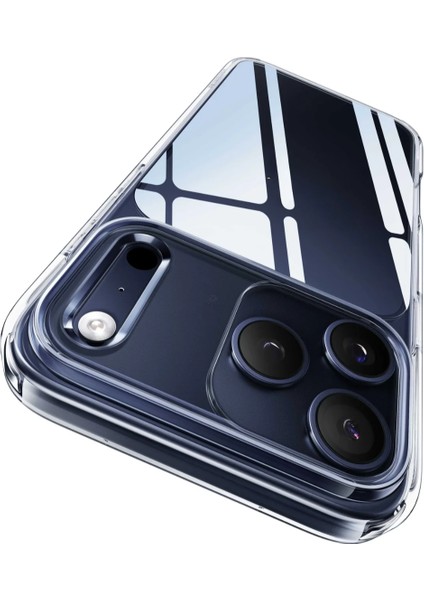 iPhone 17 Pro Kılıf Renksiz Şeffaf Kamera Korumalı Yumuşak Darbe Emici Ince Esnek Silikon Kapak fiyatları