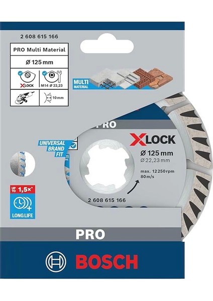 Professional Elmas Kesme Diski, Standart (Evrensel, X-Lock, Delik Çapı: 22,23 Mm, Kesme fiyatları