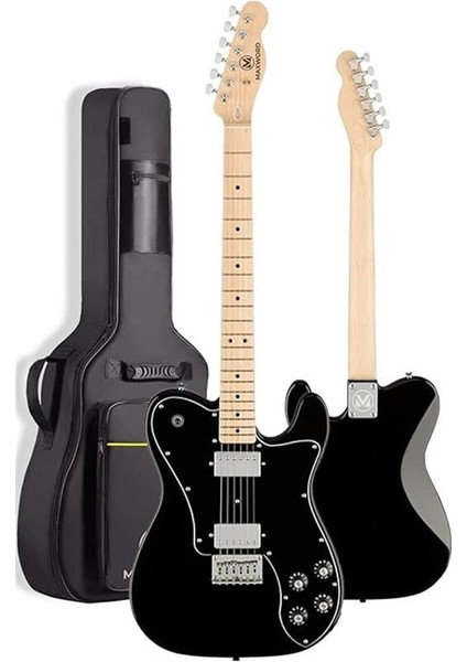 TLX-60BK-50AMP Telecaster Maple Klavye Hh 50W Amfili Elektro Gitar Seti modelleri