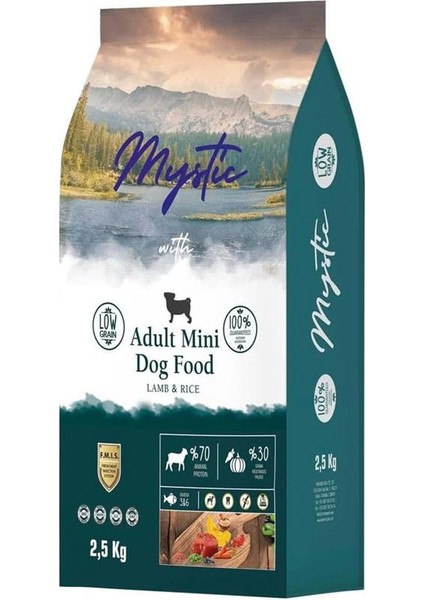 Az Tahıllı Yetişkin Köpek Maması Mini Orta Kuzulu 2,5 kg