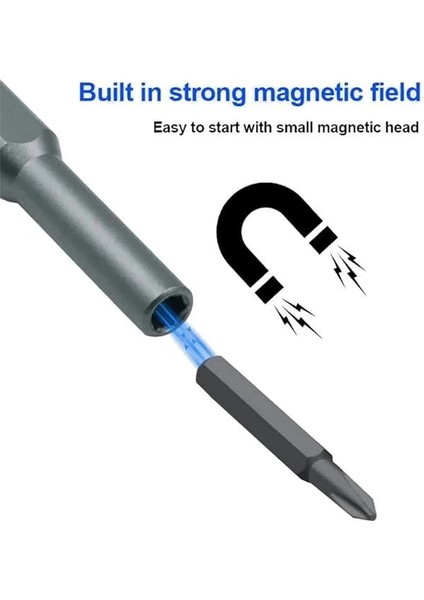 25 Parça Çelik Hassas Mekanik Kutulu Bits Tornavida Seti, Saatçi Tornavidası, Manyetik modelleri