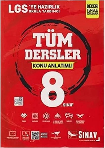 Sınav 8. Sınıf Tüm Dersler Konu Anlatımlı-Yeni: Merkezi Sınavlara Hazırlık