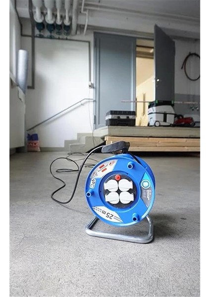 Garant Serisi 4 Soketli Korumalı Kablo Makarası 25 Metre indirimleri