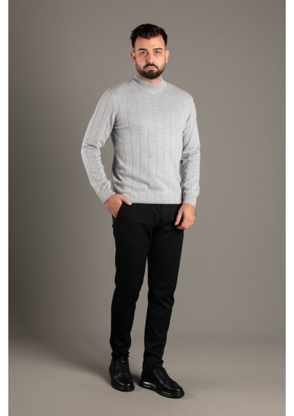 Erkek Gri Desenli Balıkçı Triko fiyatları