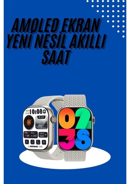 Akıllı Kol Saat Amoled Ekran Android ve Ios Uyumlu Arama Konuşma fiyatları
