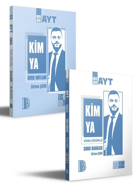 2026 Benim Hocam Ayt Kimya Ders Notları ve Video Çözümlü Soru Ban