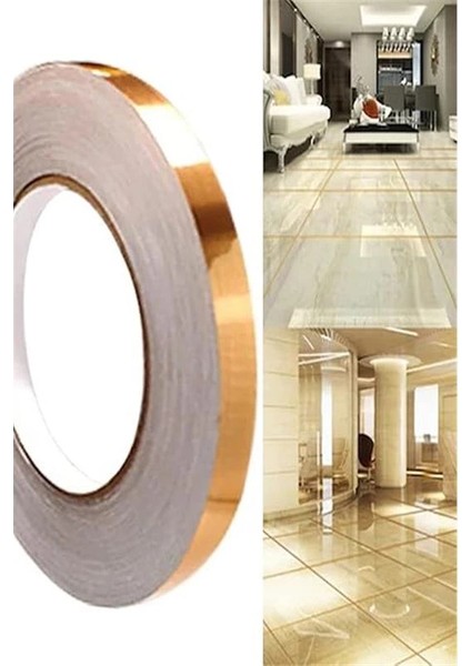 Fayans Arası Yapışkanlı Folyo Derz Bandı Şerit Bant Gold 1 cm 50 Metre 1420 fiyatları