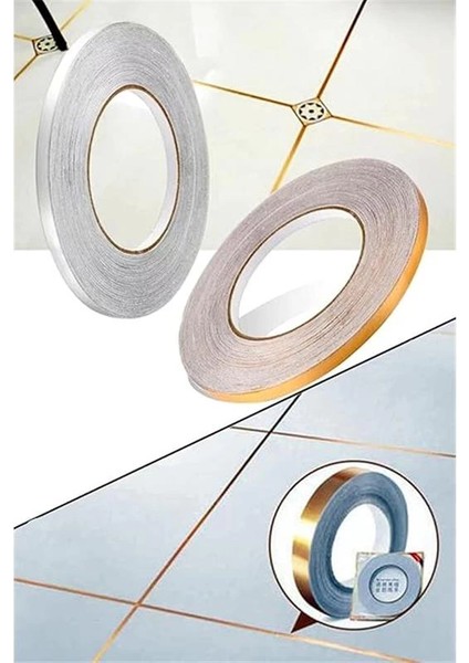 Fayans Arası Yapışkanlı Folyo Derz Bandı Şerit Bant Gold 1 cm 50 Metre 1420 modelleri