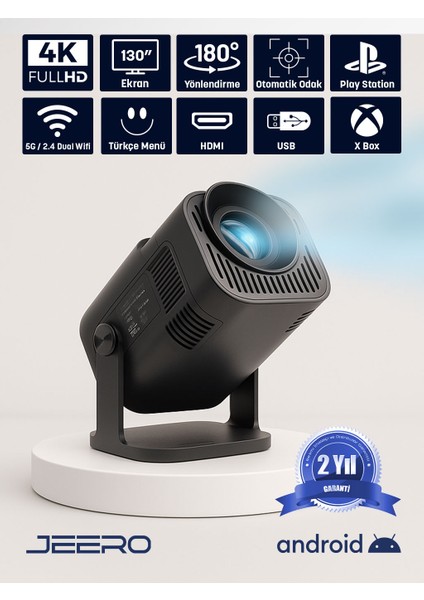 Oyunlu Projeksiyon Cihazı Android 2 Kollu -20.000 Oyun -Türkçe Menü fiyatları