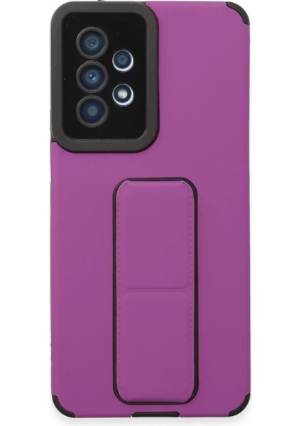 Samsung Galaxy A53 5g Kılıf Mega Standlı Silikon - MOR-(5796)