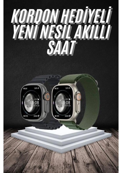 Yeni Nesil Akıllı Kol Saati Nabız Ölçer Gps Uyumlu 49 mm Kasa fiyatları