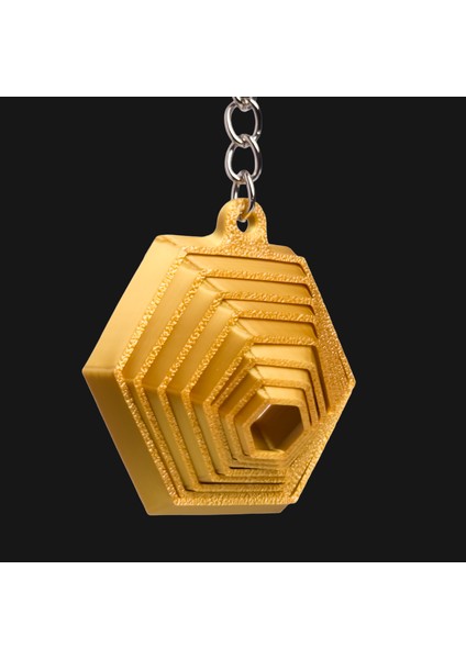 Hexagon Anahtarlık & Çanta Charmı
