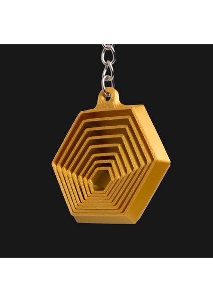 Hexagon Anahtarlık & Çanta Charmı