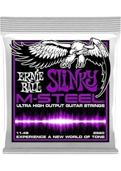 Power Slinky M-Çelik Elektro Gitar Telleri, Ölçü 11-48