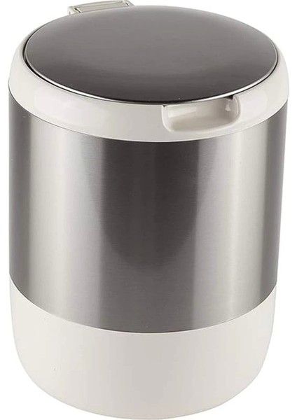 Pasifik Kapaklı Çöp Kovası, 3lt, 15.5X20 Cm, Bej modelleri