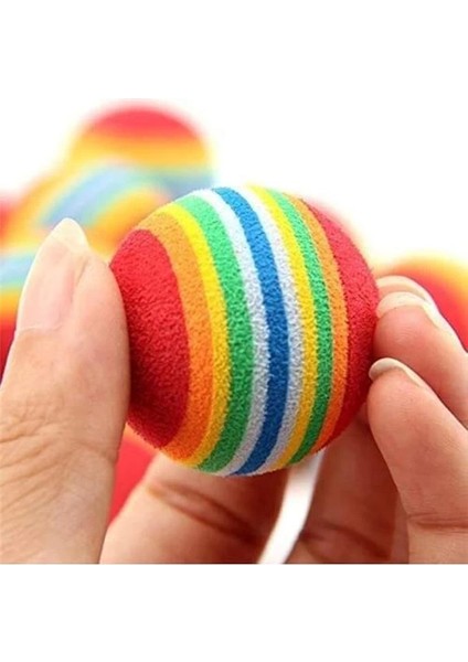 Sünger Kedi Köpek Çiğneme ve Oyun Topu 4 Adet