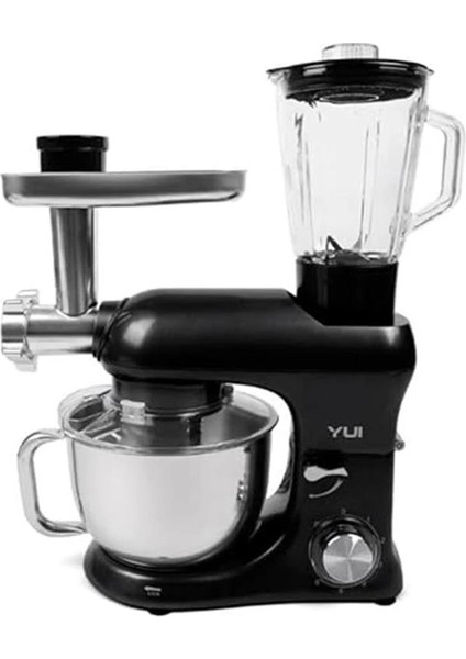 Yui M200 Multi-Fonksiyonel 3'ü Bir Arada Stand Mikser Kıyma Setli ve Blender Özellikli Siyah fiyatları