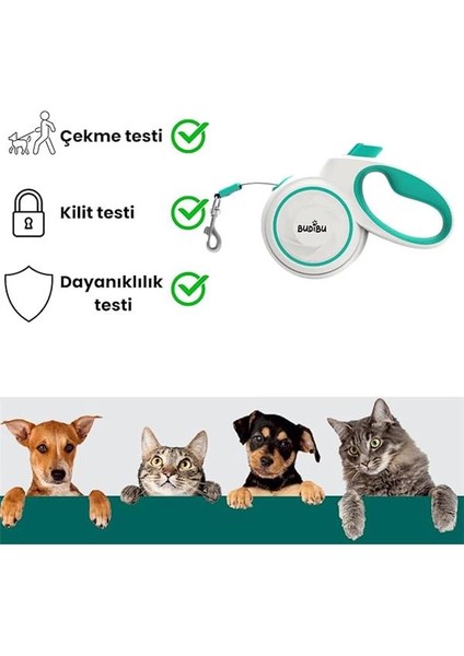 Makaralı Otomatik 5 Metre Geri Çekilebilen Kedi Köpek Gezdirme Tasması Xs/s/m fiyatları
