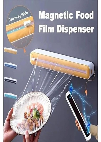 Streç Film Kesme Aparatı Streç Film Kesici Folyo Kesme Mıknatıslı Streç Film Kesici