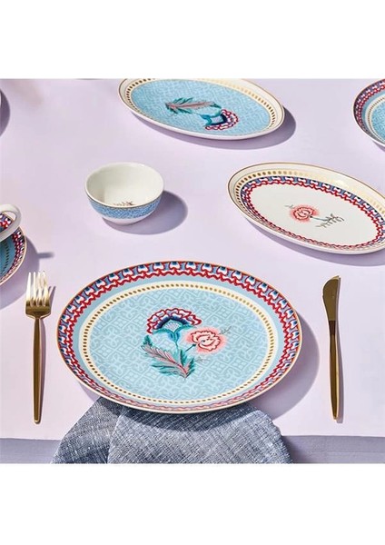 Spello Blue 26 Parça Kahvaltı Seti Rnd