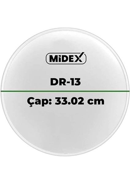 Midex DR-13WH Beyaz Renk 13 Inç Tom Bateri Davul Derisi Drumhead 13'' Inch (33.02 Cm) indirimleri