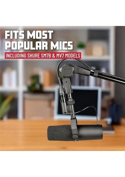 Ince Profil Masaüstü Mikrofon Standı Yayınlar, Podcast'ler, Içerik Oluşturma, Canlı fiyatları