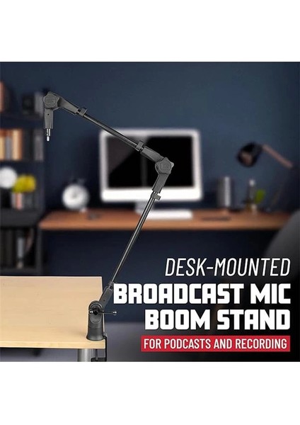 Ince Profil Masaüstü Mikrofon Standı Yayınlar, Podcast'ler, Içerik Oluşturma, Canlı indirimleri