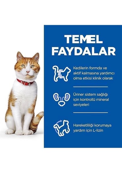 Hill's Scıence Plan Kısırlaştırılmış Yetişkin Tavuklu Kedi Maması 8+2 kg modelleri