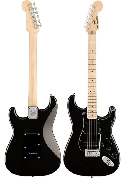 MAP-35BK-ST Maple Klavye Ssh Profesyonel Elektro Gitar Seti fırsatları