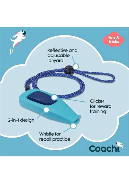 Company Of Animals, Whizzclick, 2'si 1 Arada Kombine Klik ve Düdük, 41112A, Açık modelleri