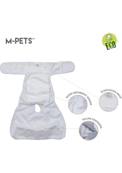 M-Pets Dişi Köpekler Için Yıkanabilir Külot (M) modelleri