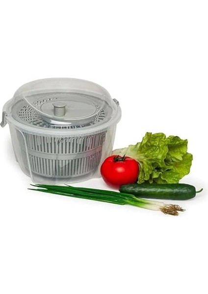 Smartizi Pratik Salata Kurutucu, Sebze Yeşillik Marul Yıkama ve Kurutma Kabı Leğen Şeklinde fırsatları