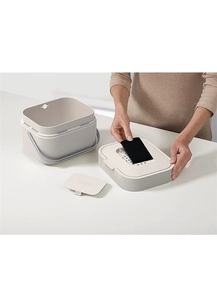 30015 Stack 4 Organik Atık Kabı, Plastik, 23,5 x 19,7 x 16,1 cm