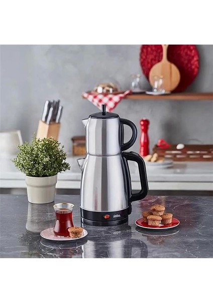 STM-5845 Elektrikli Çay Makinesi, Elektrikli Çay Makinesi, Elektrikli Çelik Çaycı modelleri